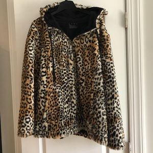 Lane Bryant Leopard Fur Jacket